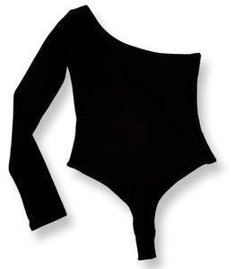 One Shoulder Long Sleeve Bodysuit