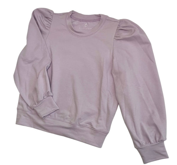 Lavender Puffy Light Sweatshirt